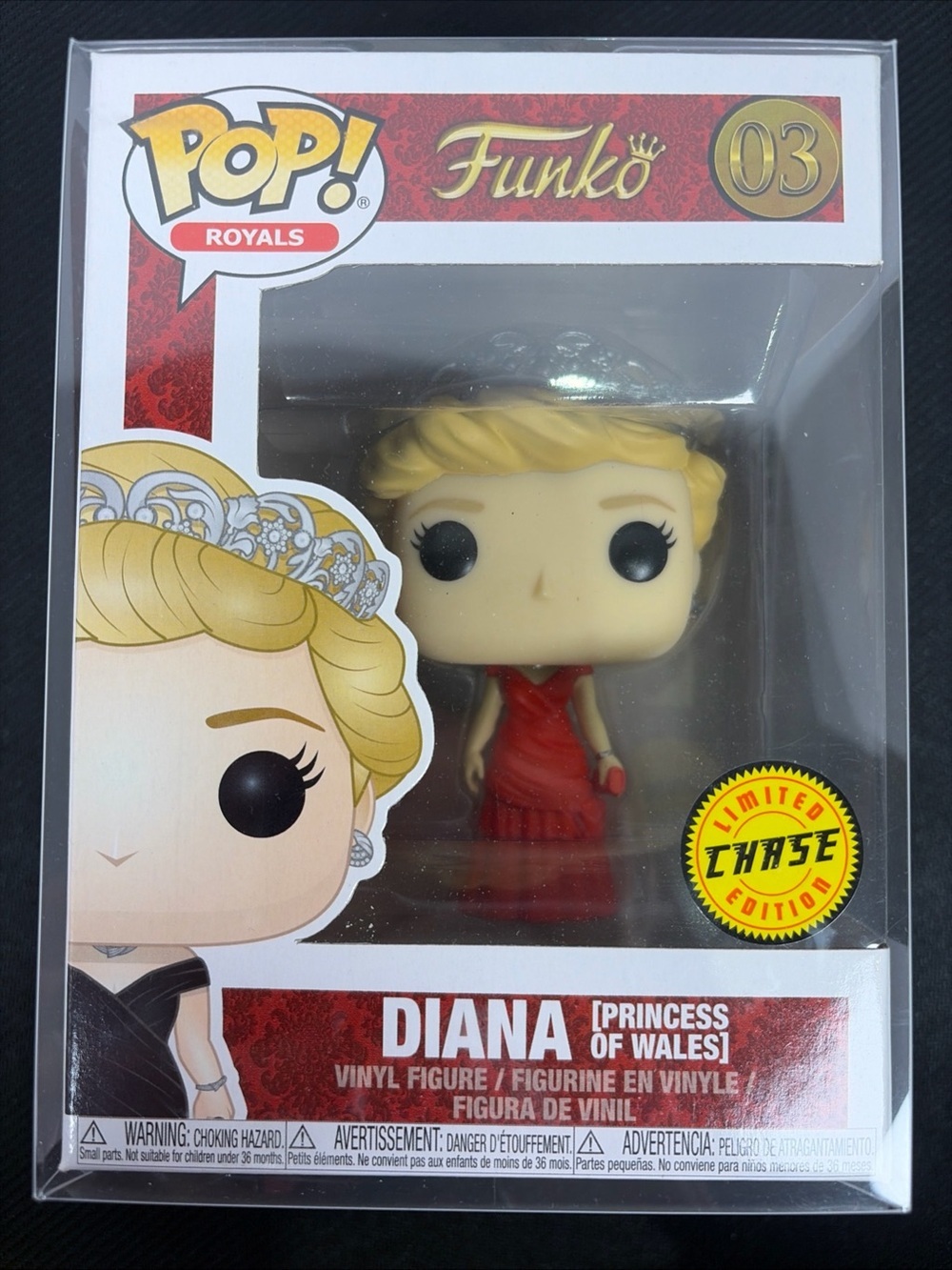 Funko Pop! Royals Princess Diana #03 Chase Limited Edition Vinyl Figure